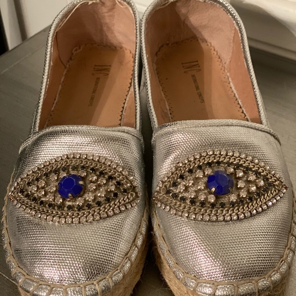 INC Womens Caleyy Metallic Embellished Espadrilles - Picture 4 of 4